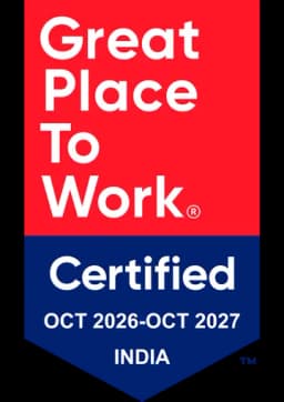 Great Place To Work Certified India October 2026 to October 2027